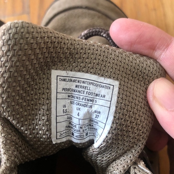 Merrell Chameleon Arc waterproof hiking boots 6.5 - Picture 4 of 5